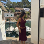 Helia basic skirt - bordeaux