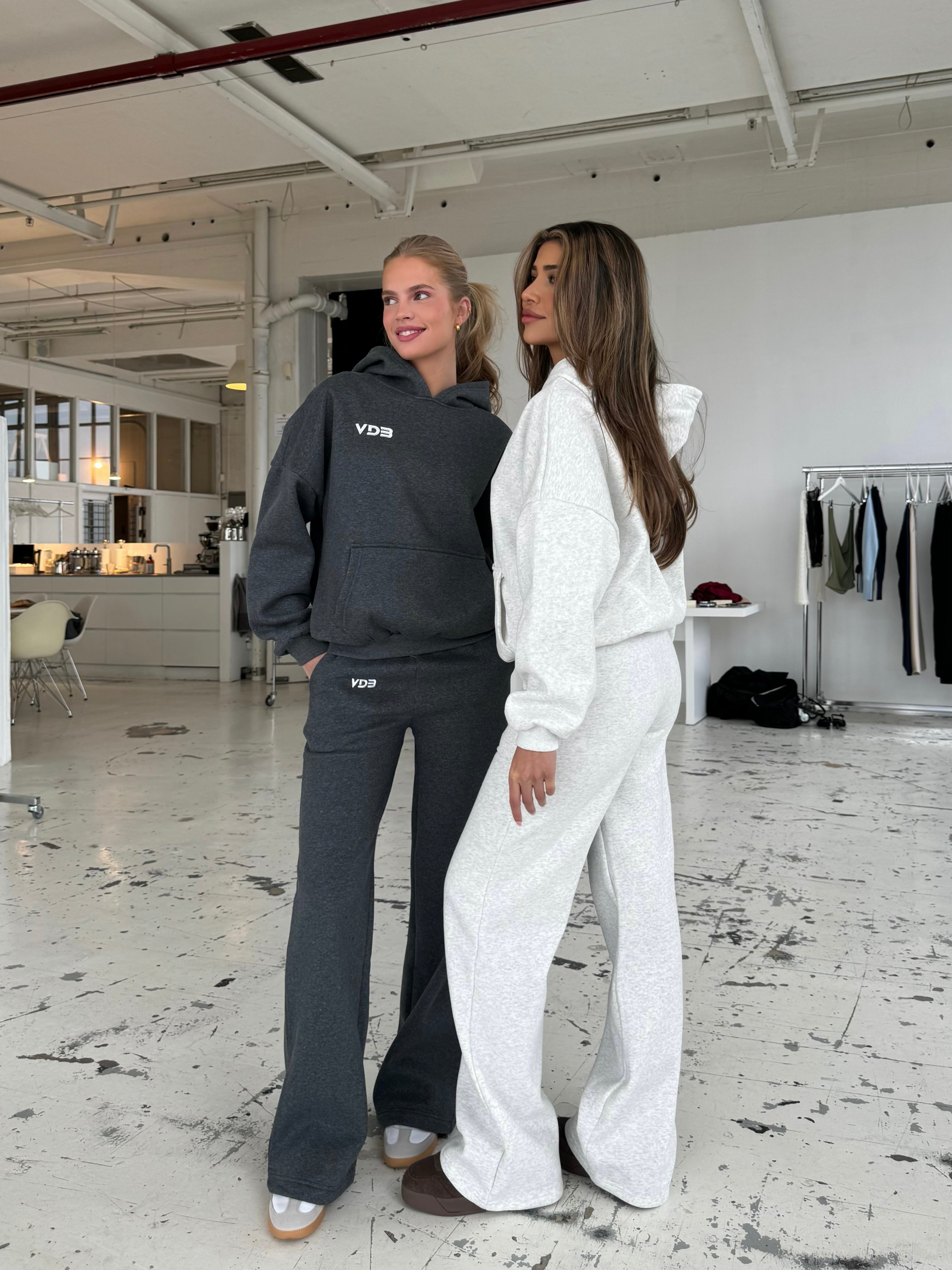 VDB sweatpants - mørk grå meleret