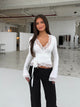 New Ballerina Basic Lace Top – White