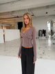 New Knit Cardigan - light brown 