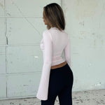 Pretty Luna basic top - lyserød