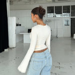 Ballerina basic top - cream