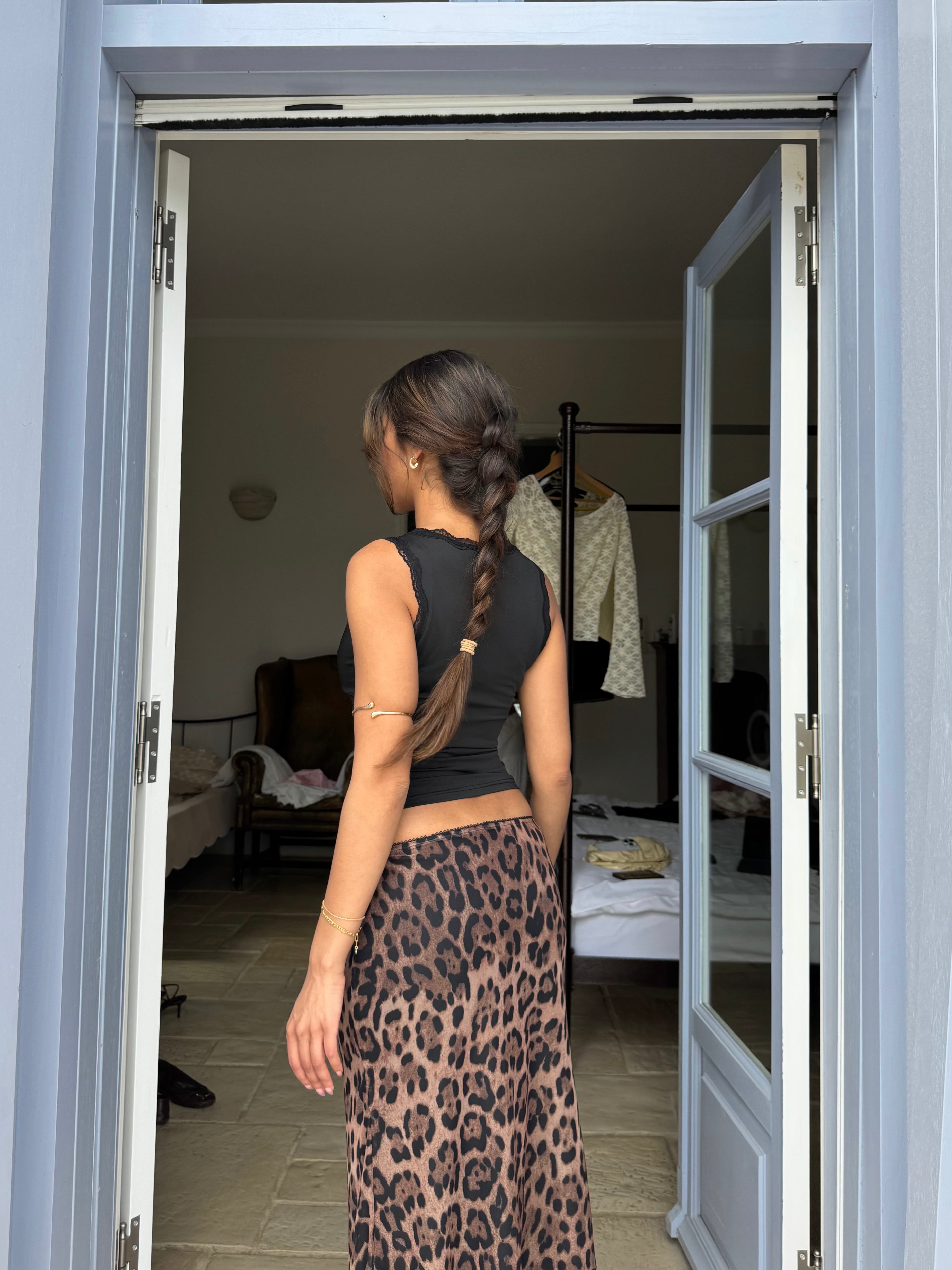 Melia mesh skirt - leo