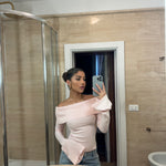 Kaia knit top - lyserød