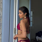 Bikini underdel - bordeaux