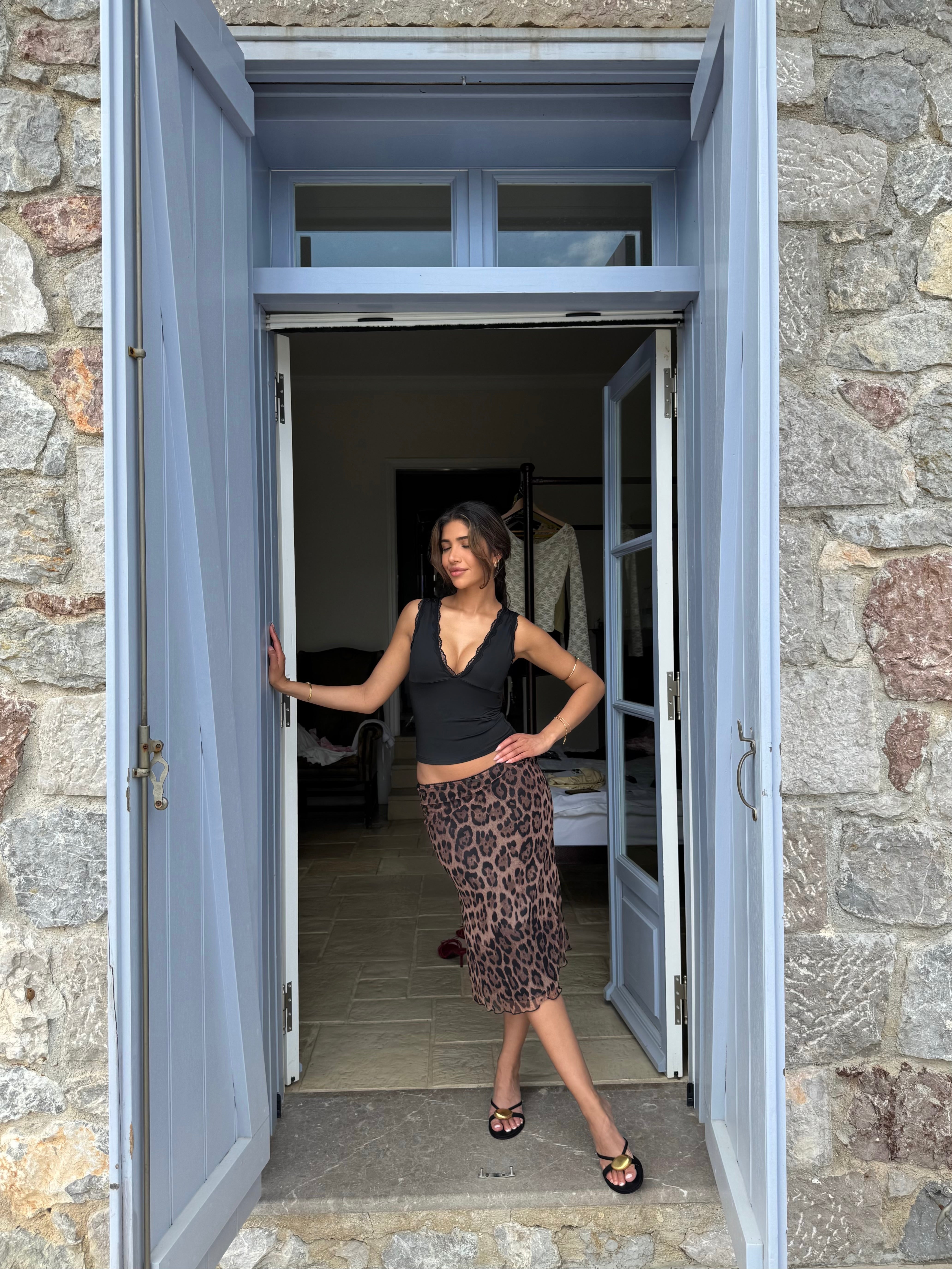 Basic lace top - sort