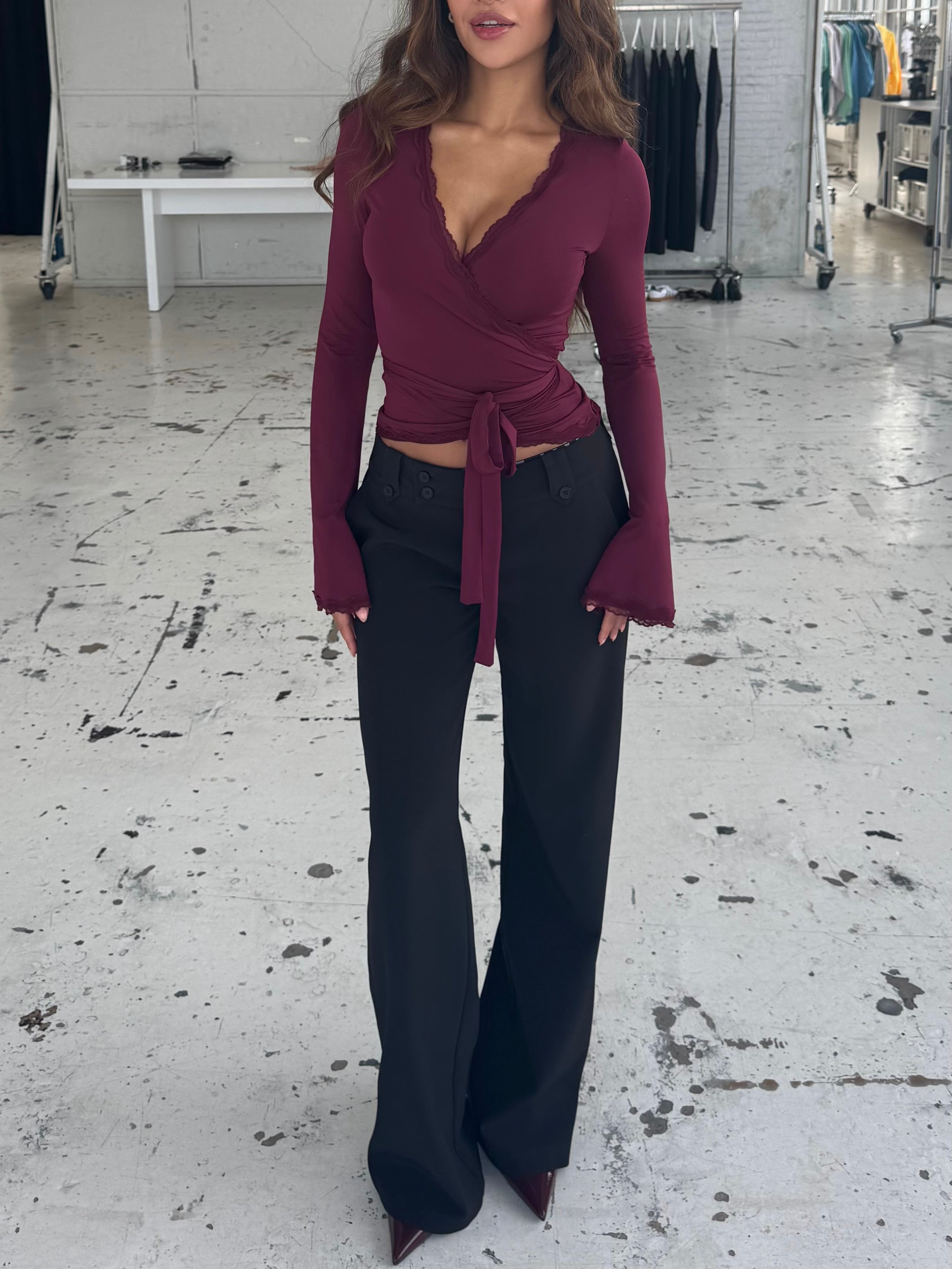 Ballerina basic top - bordeaux