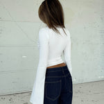 Pretty Luna basic top - hvid