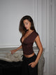 Mila Multi Top – Dark Brown