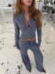 Zipper knit - Grey