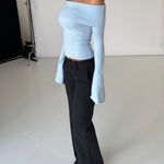 Kaia knit top - lys blå