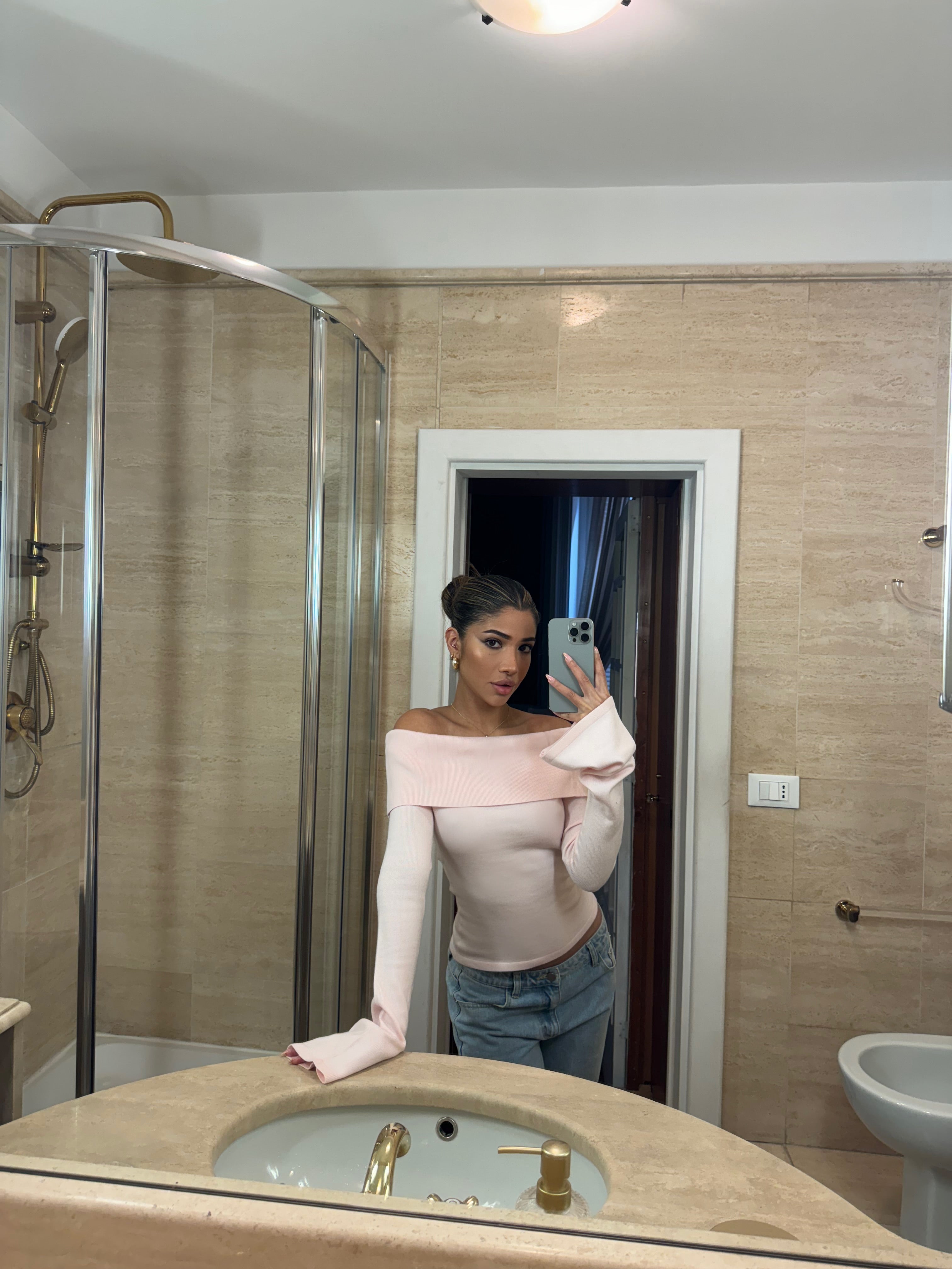 Kaia knit top - lyserød