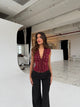Pretty Luna lace tee – Bordeaux