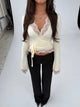 New Ballerina Basic Lace Top – Light yellow