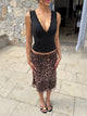 Basic lace top - black