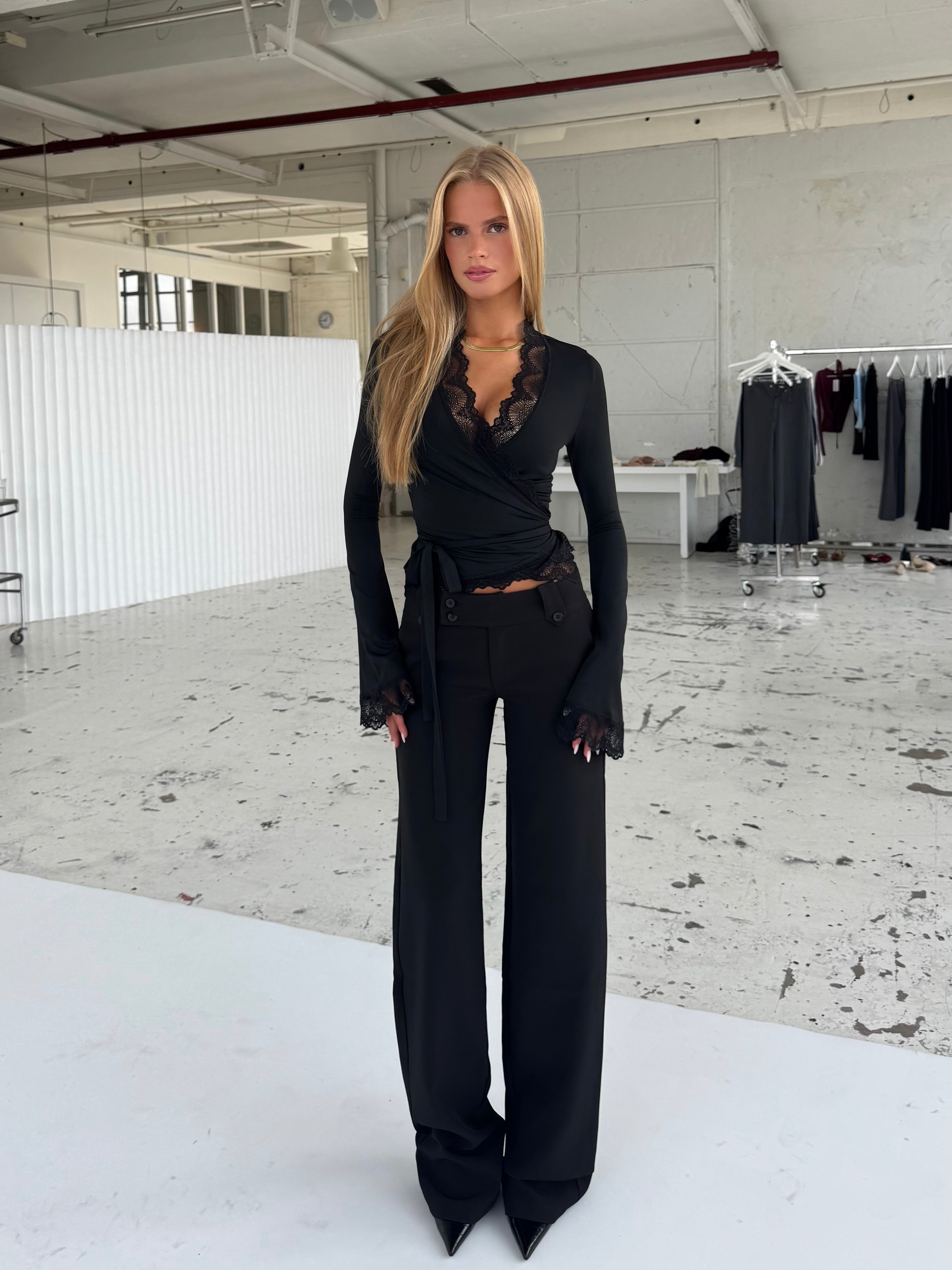 New ballerina basic lace top - sort