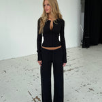 Knit Cardigan - sort