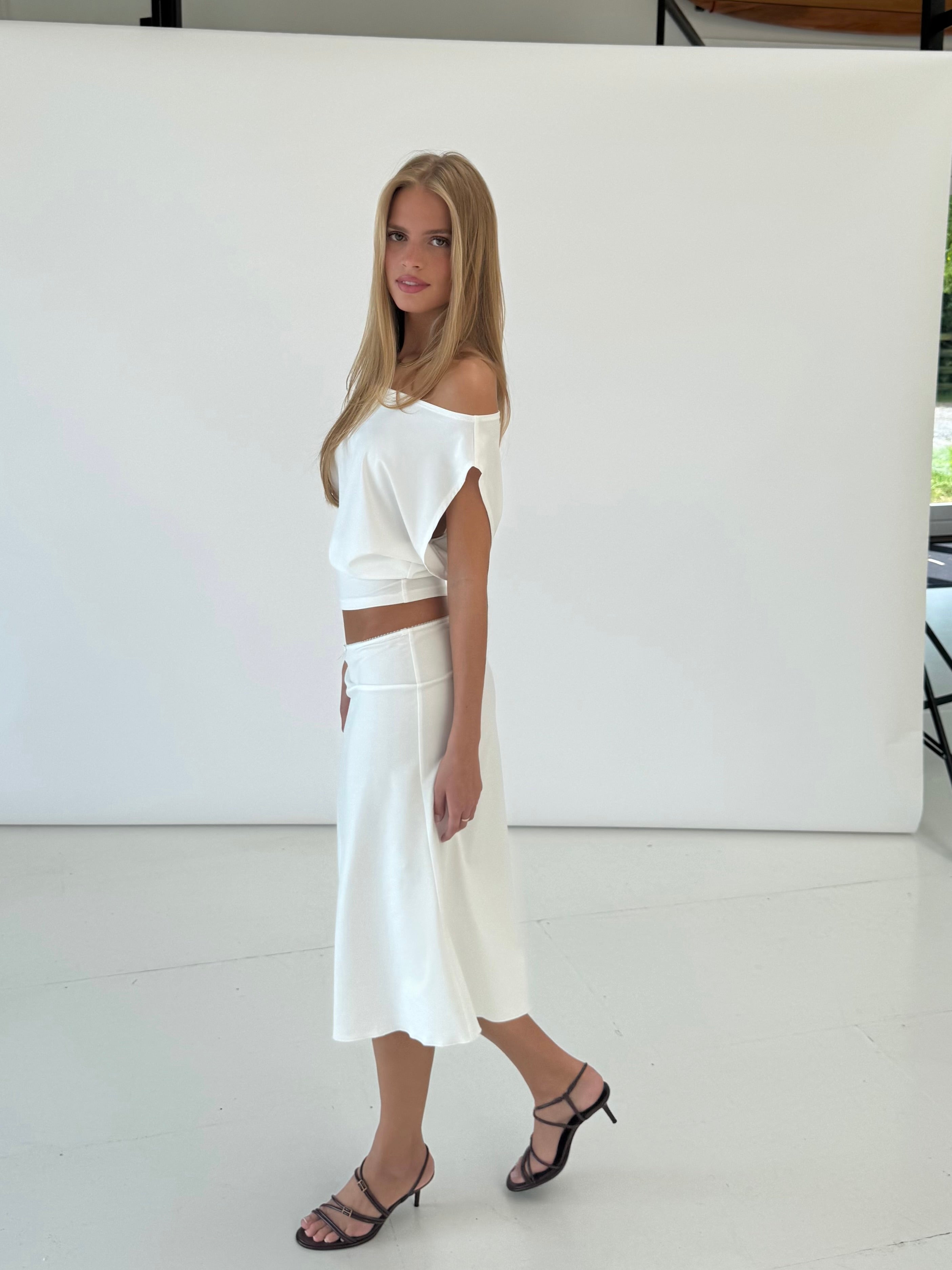 Hera basic top - hvid