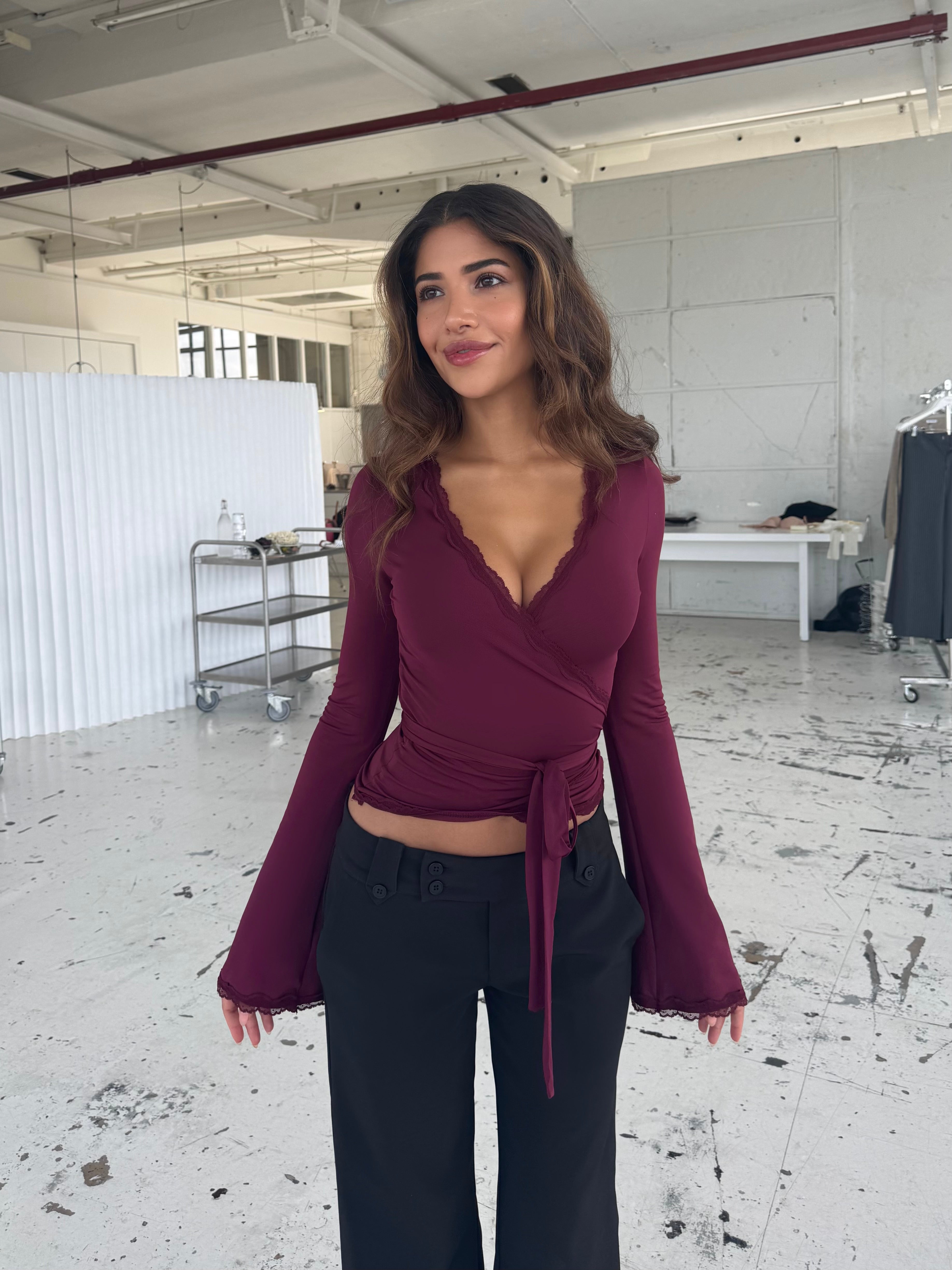 Ballerina basic top - bordeaux