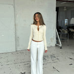 Knit Cardigan - cream