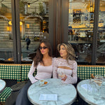 Blair basic lace top - lyserød