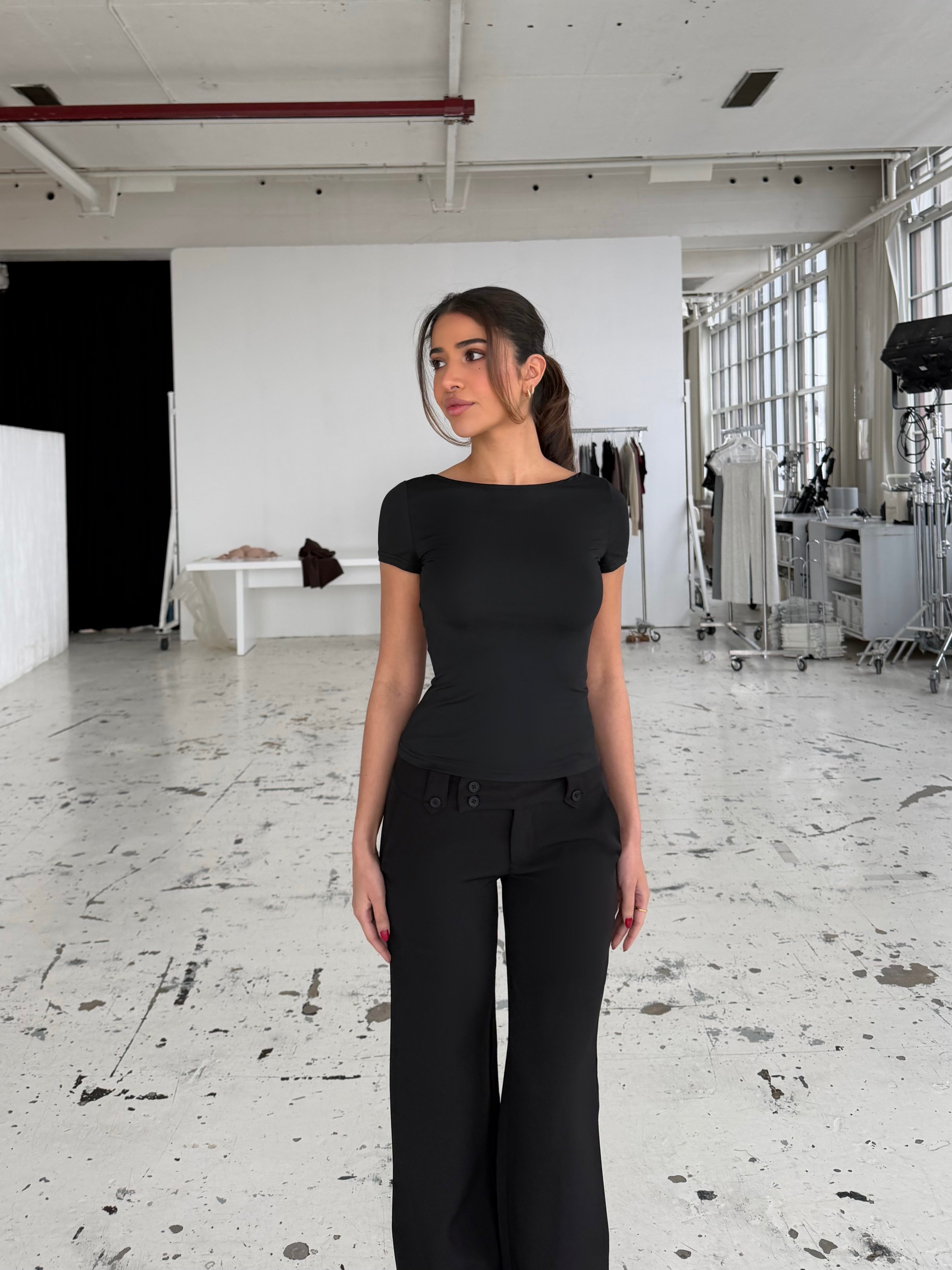 Rhea top - sort