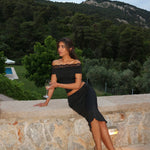 Leda lace top - sort