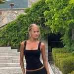 Beba button top - sort