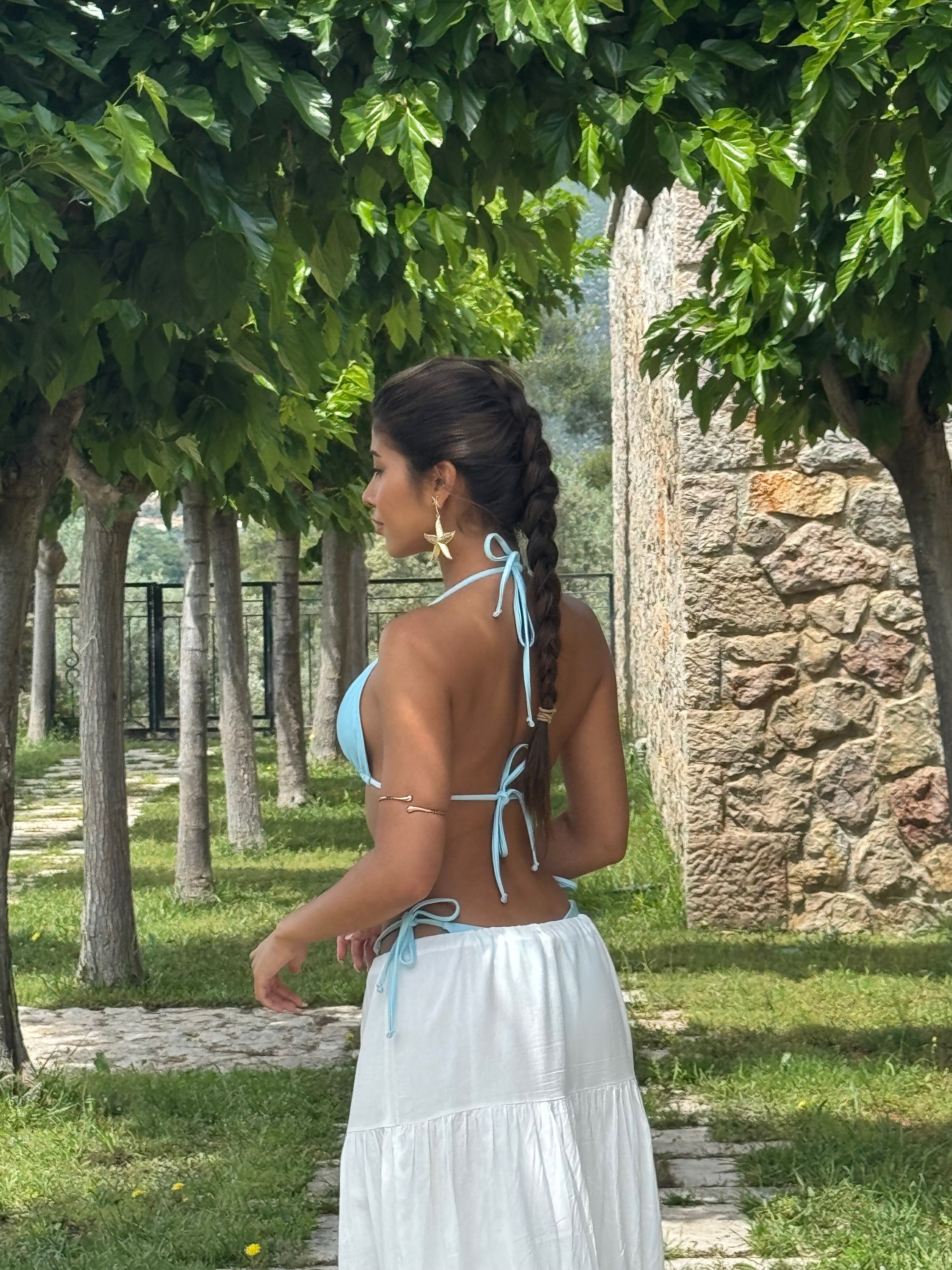 Bikini top - lys blå