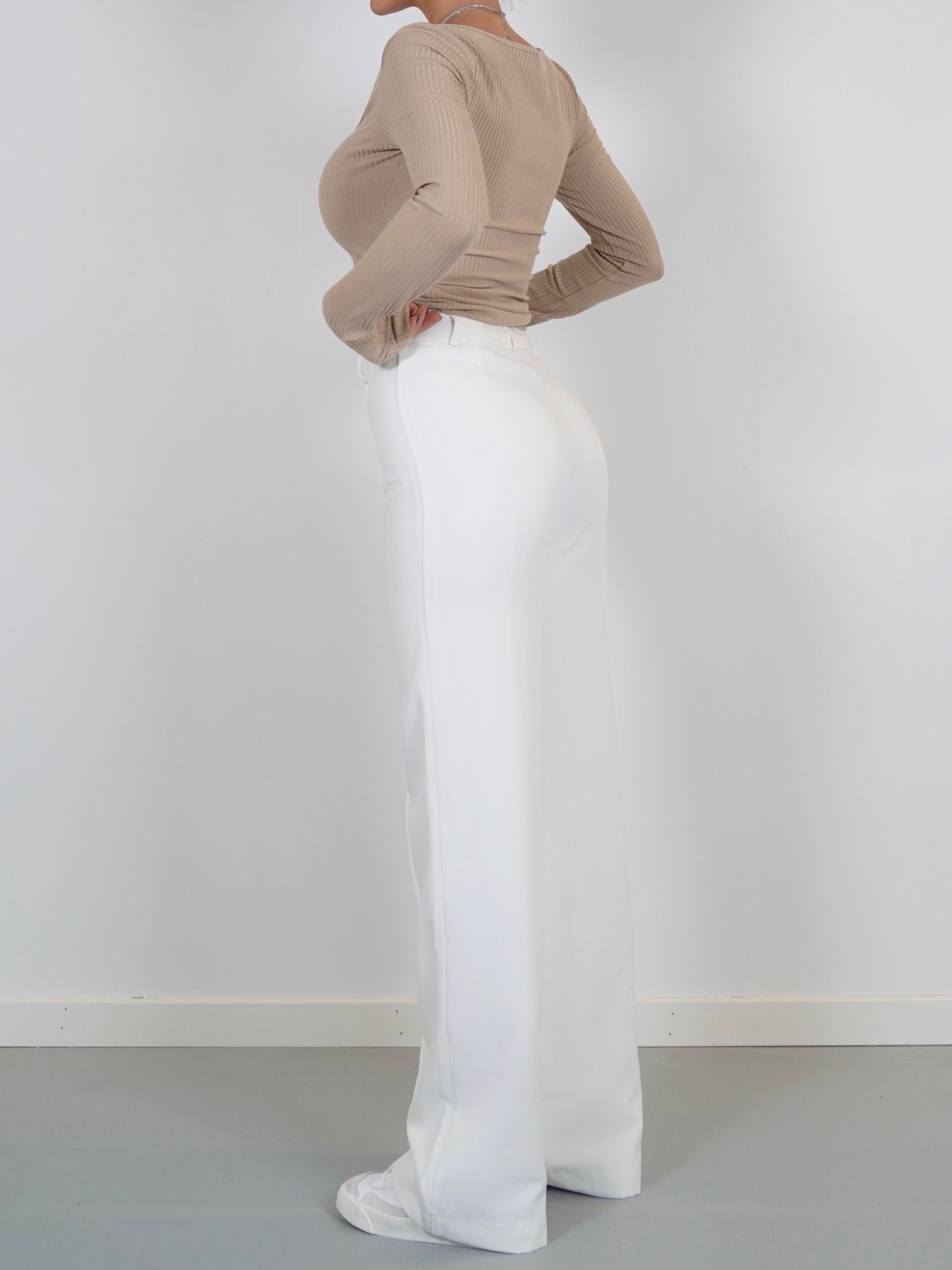 Vera Wide bukser - hvid